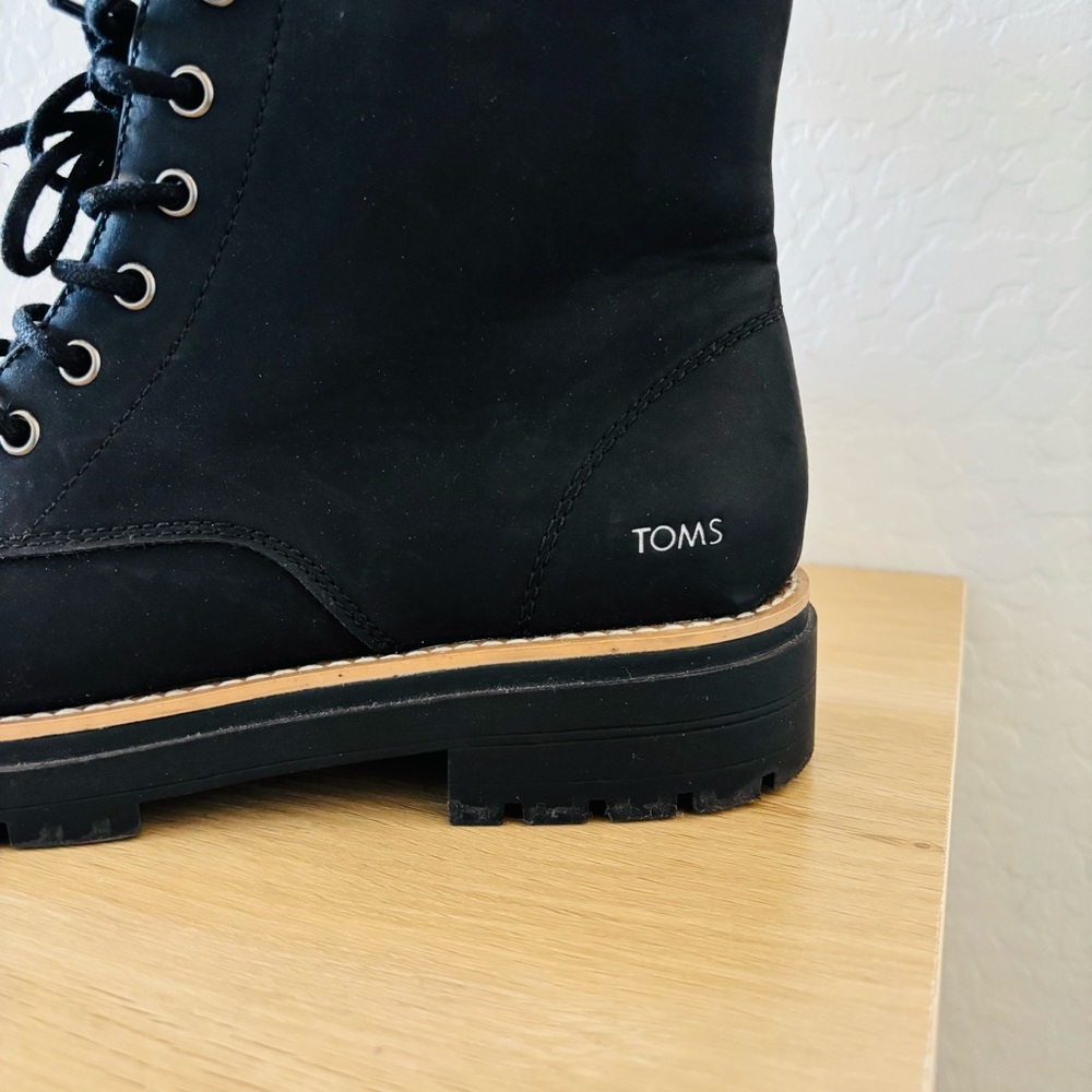TOMS Women's Black Alaya Ankle Boots - Picture 2 of 9
